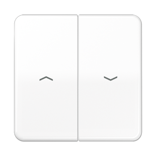 Клавиши для выключателя управления жалюзи 509VU и 539VU, белые