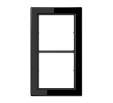 JUNG Рамка 2-кратная черная