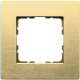 Рамка 1-постовая, алюминий Champagne Gold