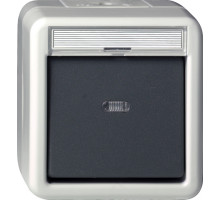 Gira Кнопочный выключатель одноклавишный IP44