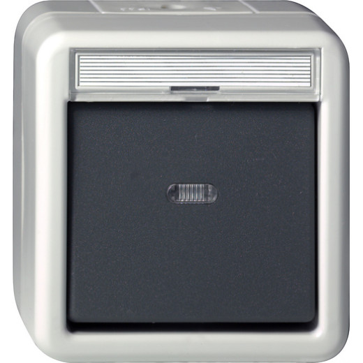 Кнопочный выключатель одноклавишный IP44