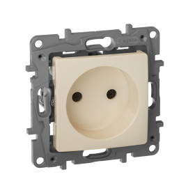 Legrand Etika Слоновая кость Розетка б/з, винтовые клеммы.