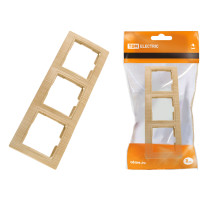 TDM Рамка 3-х постовая горизонтальная 