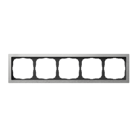 Systeme Electric ArtGallery Pure Металл Алюминий Рамка 5-ая