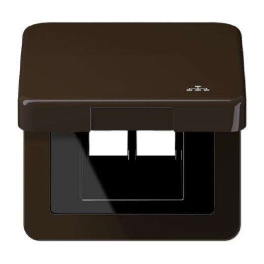 Накладка и крышка для двойных UAE розеток с символом 