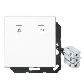 JUNG Накладка для внешнего DND-модуля с LED-лампами, 230 В, белый