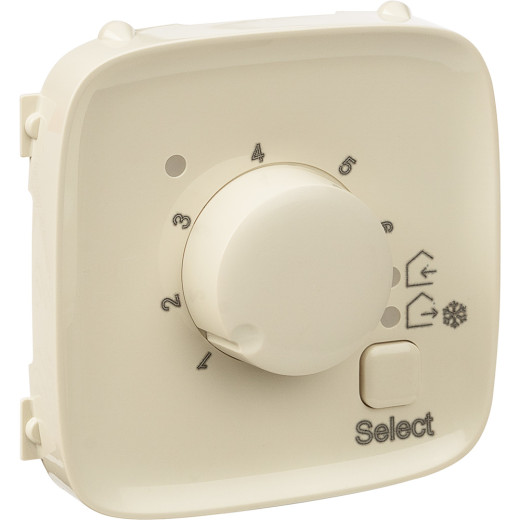 Valena ALLURE.Лицевая панель для термостата для теплых полов.Слоновая кость