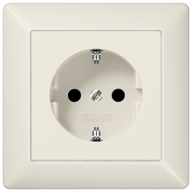 JUNG SCHUKO®-розетка 16 A / 250 B ~, слоновая кость