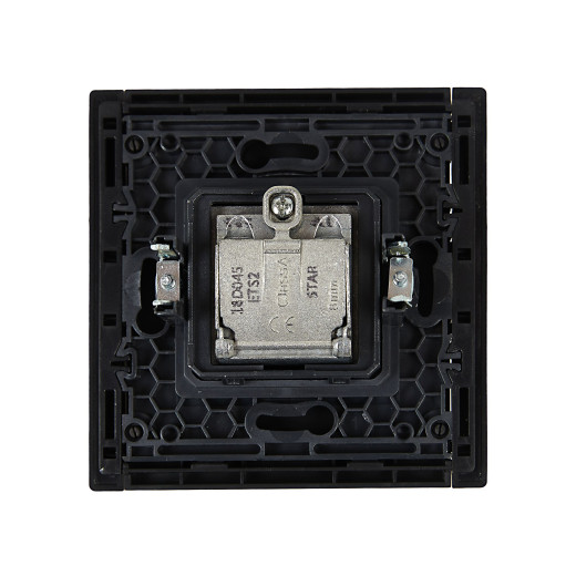 FORTE&PIANO Роз. двойная TV+SAT FP138 чер. IEK