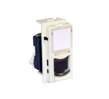 BT Living now Белый Механизм Розетка компьютерная RJ45 cat6 UTP 1 мод.