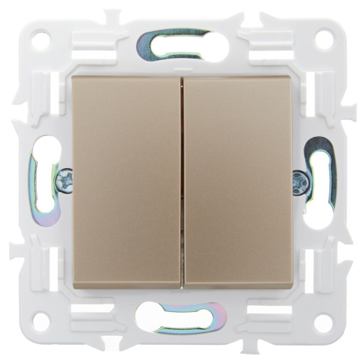 SKANDY Выключ. 2-кл. 10А SK-V04Sa песоч. IEK