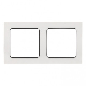 EKF PROxima Стокгольм Белый Линия черная Рамка 2-ая.