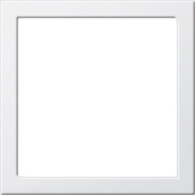 Gira System 55 Бел глянцевый Монтажная рамка