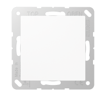 JUNG A 500 Белая Заглушка с суппортом