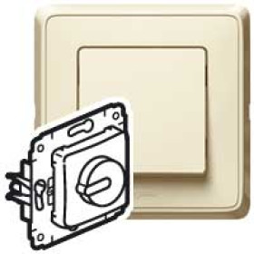 Legrand Cariva Крем Светорегулятор поворотный 300W для л/н (вкл поворотом).