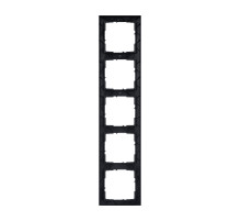 Legrand/Daccord SUNO Темно-серый Рамка декоративная универсальная 5-постовая.