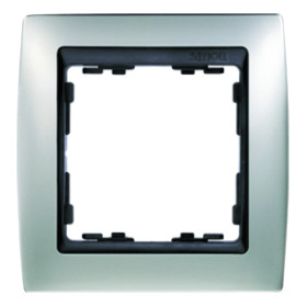 Simon 82 Алюминий/Графит Рамка 4-ая