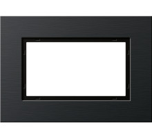 Gira ESP Черный Рамка устан. 1,5 местн.