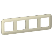 FLITE Рамка 4-мест. РУ-4-А-ФлШ шам. IEK