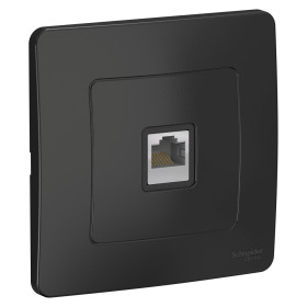 Systeme Electric Blanca внутр Антрацит Розетка компьютерная RJ45