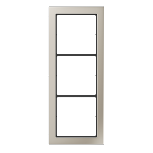 Рамка 3-кратная, благородная сталь