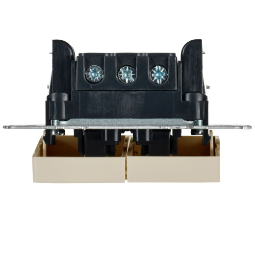 BRITE Выключ. 2-кл. с инд. отел. 10А ВС10-2-9-БрКр беж. IEK