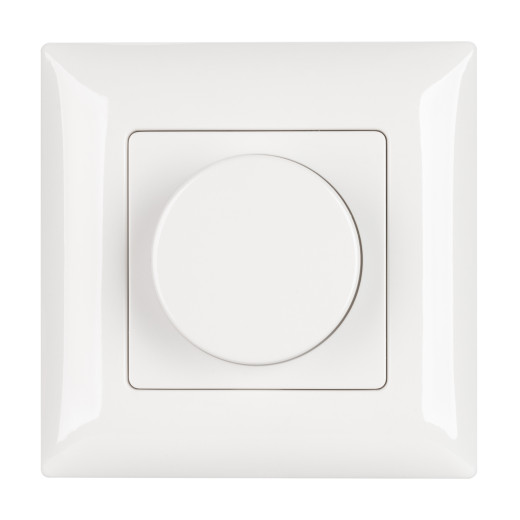 Панель SMART-P14-DIM-P-IN White (230V, 1.5A, 0/1-10V, Rotary, 2.4G) (Arlight, IP20 Пластик, 5 лет)