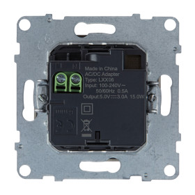 Legrand/Daccord SUNO Слоновая кость Зарядное устройство USB 2 выхода Тип С - Тип С.