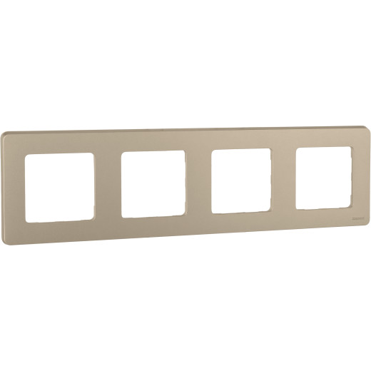 Рамка 4 поста - Legrand/Daccord Inspiria - шампань