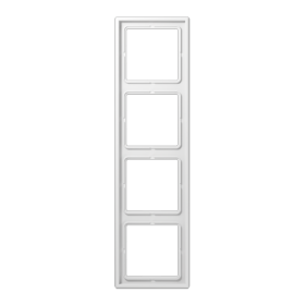 JUNG LS 990 Белая Рамка 4-ая