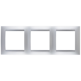 Simon 15 Алюминий Рамка 3-ая