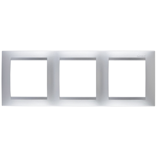 Simon 15 Алюминий Рамка 3-я
