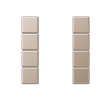 JUNG Шампань Набор накладок 4градуса