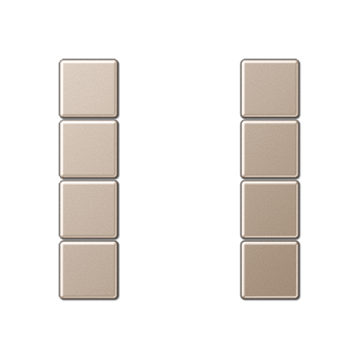 комплект накладок 4гр шампань