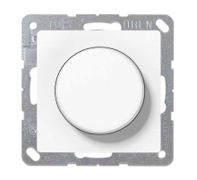 JUNG EcoProfi Белый Светорегулятор поворотный для л/н 60-400Вт (в сборе, без рамки)