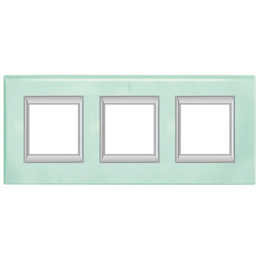 Axolute декоративные накладки прямоугольной формы, стекло, цвет кристалл, на 2+2+2 модуля