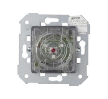Simon 75 Мех Выключатель вспомогательный с голубой подсветкой, нажимной, S82,82N,88