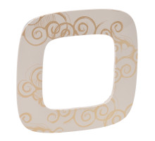 Legrand Valena ALLURE Нарцисс золото Рамка 1-ая.