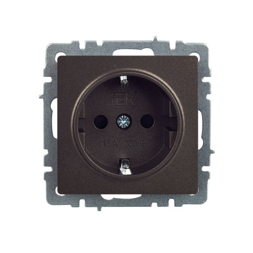 BRITE Роз. с з/к/ш 16А РС14-1-0-БрТБ бр. IEK