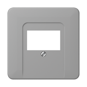 JUNG CD 500/CD plus Серая Крышка для ТАЕ-розетки, моно/стерео-аудиорозетки