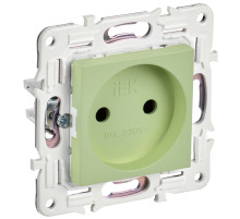 IEK SKANDY Мятный Розетка б/з 10А SK-R02G
