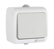 EKF PROxima Мурманск Выключатель проходной 1-клавишный 10А IP54 серый.