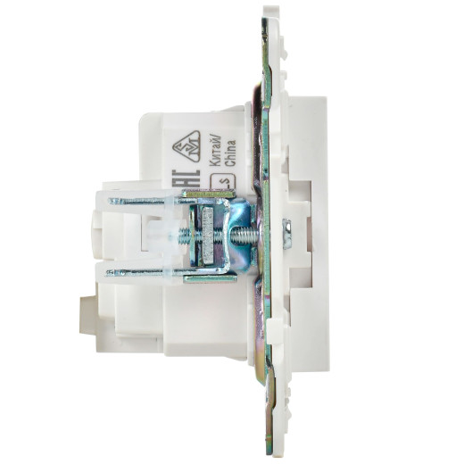 SKANDY Роз. с з/к/ш 16А б/к SK-R06W арк. бел. IEK