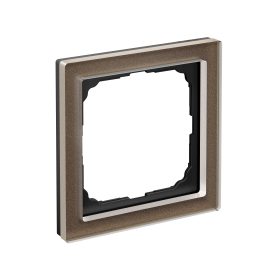 Systeme Electric ArtGallery Pure Органическое стекло Мокко Рамка 1-ая