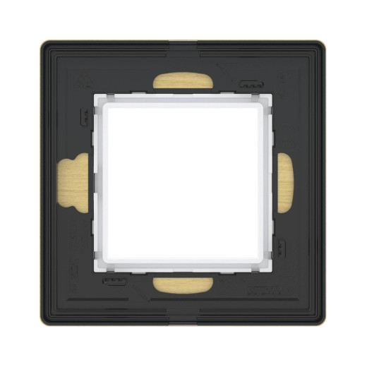 Рамка из натурального дерева 1 пост (2 мод.), Avanti, беленый дуб