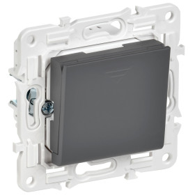 IEK SKANDY Графит Выключатель карточный 30А SK-V15G