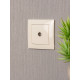 Валенсия розетка телевизионная 1-местная 75Ом 5-862МГц кремовая EKF PROxima