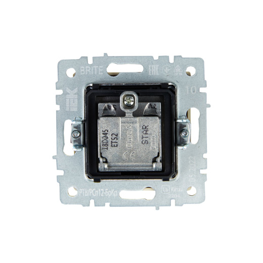 BRITE Роз. двойная TV+SAT РТВ/РСп12-БрКр беж. IEK