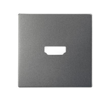 Simon S82 Concept Матовый титан, Накладка для розетки HDMI