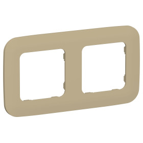 FLITE Рамка 2-мест. РУ-2-А-ФлХ хак. IEK